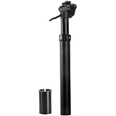 Bibike Top Lever Dropper Seatpost 27.2/30.4/30.9/31.6mm x 410mm Length 125mm Travel