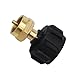 GasSaf 2FT Propane Refill Adapter Hose, Propane Refill Kit with ON/Off Control Valve for Filling 1 lb Propane Tank Cylinder Bottle