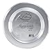 Lillian Tablesettings Premium Quality Heavyweight Plastic Plates China Like Wedding and Party Dinnerware Plastic Plates 9 inch, Crystal Clear - Value Pack 30 Count
