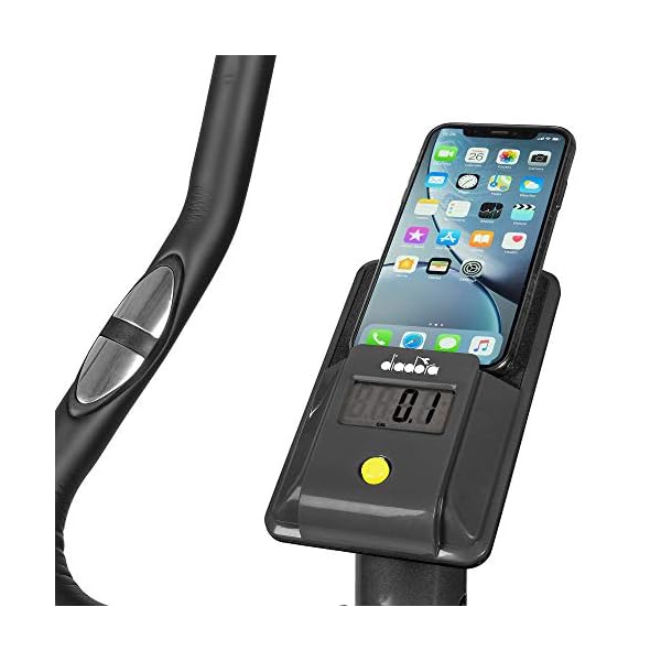 Diadora-Fitness-Lilly-Evo-Magnetic-Exercise-Bike-Up-to-110-kg-Weight-Unisex-Adult-BlackYellow Diadora Fitness Lilly Evo Magnetic Exercise Bike Up to 110 kg Weight Unisex Adult, Black/Yellow