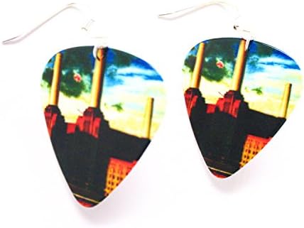 Pink Floyd Earrings Animals Guitar Pick Classic Rock and Roll Music Factory