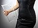 Flada Women's PVC Clear Clutch Transparent Handbag Purse Casual Messenger Bag, Large