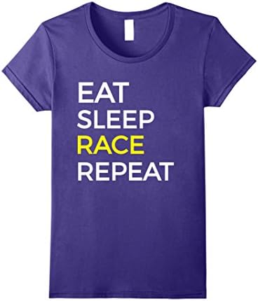 Womens Cool racing car t shirt for a race car lover! Small Purple