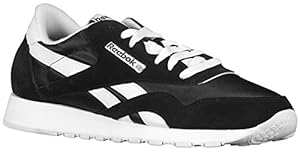 Image of Reebok Mens Classics Nylon Sneakers (10.5 D(M) US, Black/White)