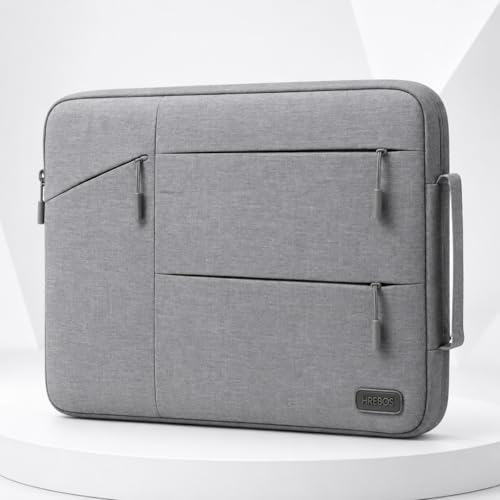 Case Capa Bolsa Pasta Para Notebook 12, 13, 14, 15 e 16 Polegadas Impermeável C/Alça Interior Aveludado Compatível MacBook Dell Lenovo Asus HP Ideal Trabalho Estudo Viagem (15 a 16 Polegadas)