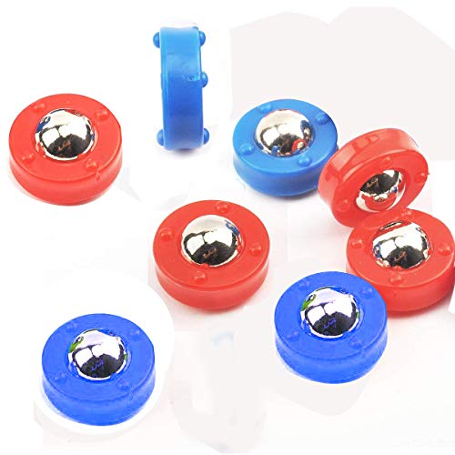Yayalovehomee Mini Shuffleboard Pucks Rollers Set Shuffleboard Equipment Set Curling Accessories for Indoor Outdoor Family and Friends Fun