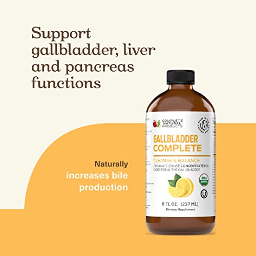 Gallbladder Complete 8oz Natural Organic Liquid Gallstones Cleanse