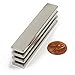 CMS Magnetics - (2 Ct, 3” x 1/2” x 1/8”) Grade N45 Neodymium Bar Magnet, Powerful Stamping Magnet, DIY Stamping