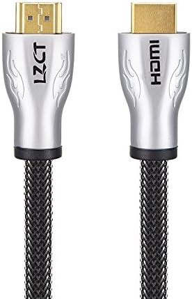 4K HDMI 2.0 Cable 60FT LZCT HDMI Cord V2.0, 4K@60Hz Ultra HD High Speed 18Gbps with Ethernet Support 2160P 3D ARC(Audio Return Channel) for HDTV XBOX PlayStation Blu-Ray/DVD