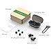 True Wireless Earbuds, Fnova Dual Bluetooth Headphones Mini Twins Sweatproof Headset In-Ear V4.2 Earpieces Earphones with Built-in Mic and Charging Case for iPhone Android Samsung iPad, Black