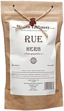 HEALTH EMBASSY Rue Herb (Ruta graveolens) - - 100% Natural (50g) price