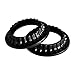 Tootoo Star 2 Pack Screw Lamp Shade Light Collar Ring Black and Lock Socket Replacement UNO Adapter Ring,Assessories Parts (E26)