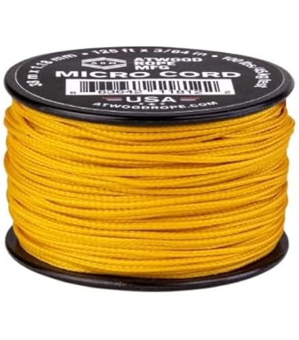 US Ropes Atwood Rope MFG Lot de 6 bobines réutilisables de 1,18 mm x 38,1 m | Équipement de pêche tactique en nylon/polyester, fabrication de bijoux US Ropes Atwood Rope MFG Lot de 6 bobines réutilisables de 1,18 mm x 38,1 m | Équipement de pêche tactique en nylon/polyester, fabrication de bijoux