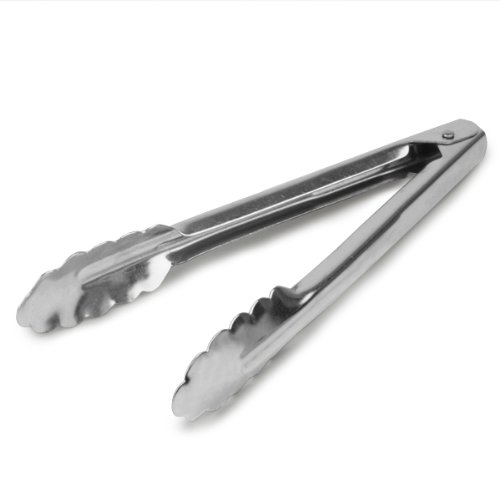Utility Tongs 9inch | 9 Inch Cocktail Tongs, Ice Tongs, Metal Tongs for Ice Buckets