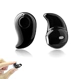 Zqmd Bluetooth earpiece, Mini S530 Hands-free Bluetooth Earbuds Headset Earphones with Mic for iPhone Samsung Galaxy and Other Smartphones(Black-One Pcs)