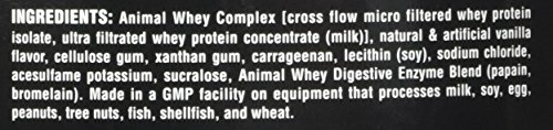 Animal Whey Protein Powder, Vanilla, 2 lb - Image 3
