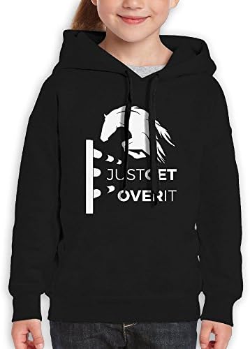 AZBABY Jumping Horse Unisex Teenage Long Sleeve Pullover Hoodie Sweatshirts