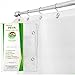 Clean Healthy Living Premium PEVA White Shower Curtain Liner with Magnets & Suction Cups - 70 X 71 in. Long