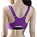 Alafen Women's High Impact Zip Front Closure Racerback Workout Yoga Sports Bra