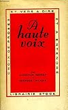 A Haute Voix.