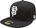 MLB San Francisco Giants Black with White 59FIFTY Fitted Cap, 7 5/8