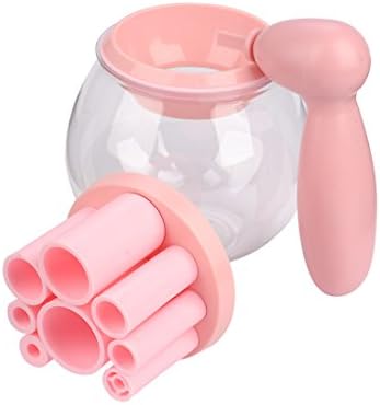 Electronic Makeup Brush Cleaner, 8 Different Collars Automatic Spinning Makeup Brush Cleaner Device- Prevent Skin Diseases by Removing Various Bacteria from Makeup brushes