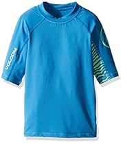 Volcom Baby Little Boys' Surf Shirt Rashguard, Deep Water Vibes, 2T