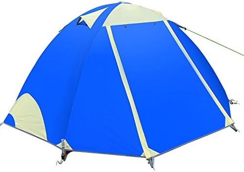 RFVBNM 2 persons Tent Camping Tent Backpacking Tents Keep Warm Waterproof Windproof Ultraviolet Resistant beach tent,blue