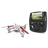 HUBSAN H107D X4 Drone FPV 480P Camera Live Video 5.8GHz Quadcopter Mode 2 RTF (White)