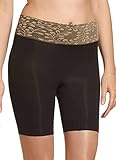 Jockey Women's Shapewear Skimmies Luxe Lace Slipshort, sandy shimmer, S