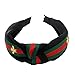 Wide Striped Headbands For Women Hair Hoops With Bee Animal Women's Hair Accessories Bow Cross Cloth Wrapped Head Wrap For Girl