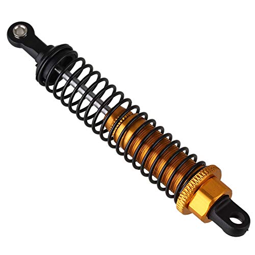 2pcs RC1:16 Off Road Car Largefoot Car Shock Absorber 86mm 286004 Yellow Aluminum Alloy