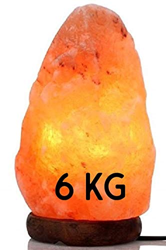 Mystery & Magic 6 KG Himalayan Pink Rock Salt Lamp With whirlpool Bulb/separate ON-OFF Switch & Pink Himalayan Salt 500 Gms Worth Rs.198/- with this salt Lamp|| Himalayan Salt Lamp|| Pink Salt Lamp|| Salt Lamp