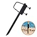Foozet Outdoor Beach Umbrella Sand Anchor Stand Heavy Metal