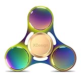 XDesign Fidget Spinner Rainbow Hand Focus Toy, [Hand Spinner] Anti-anxiety Depression Figit Spinner Ultra Durable High Speed Fidget Finger Toy for Children and Adults, Great for Work, Class and Home