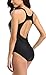 ALove One Piece Swimsuit for Women Sports Racerback Swimming Suit Black 10