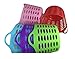 Assorted Colors Leightweight Storage Organizer Handle Basket, Set of 5