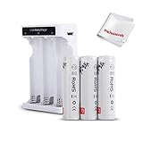 Zhiyun Crane 2 Battery and Charger 3PCS 18650 2000mAh Li-ion Batteries With Battery Charger, USB Charging Cable and PERGEAR Cleaning Kit