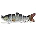 DINHAND Multi Jointed Life-like Swimbait Hard Fishing Lure Bass Bait
