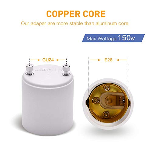 1 JACKYLED+GU24+E26+E27+Adapter