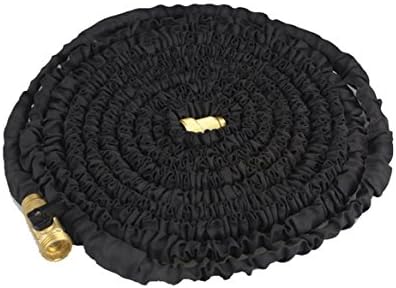 AMSS Deluxe Expandable No Kink Garden Hose Pipe Pampered Gardens Car Washing 3 Times Magic Stretch Hosepipe (25ft)