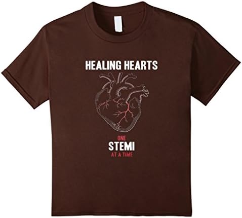 Kids Cath lab shirts - Healing HeartsCath lab shirts - Healing He 12 Brown