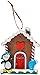 PREXTEX 3 Pack Christmas Ginger Bread House Tree Ornaments Great Christmas Decoration