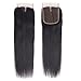 Brazilian Straight Hair with Closure 10A Unprocessed Remy Human Hair Bundles with Closure (22 24 26+20) Brazilian Virgin Hair 3 Bundles with Middle Part Lace Closure