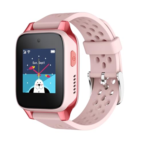 TCL MOVETIME MT46-4G Kids Smartwatch with GPS Tracking, SOS Button, 2MP Camera, Fitness Tracking, and Personalized Themes
