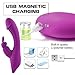 G Spot Vibrator Rabbit Vibrator for Clitoris Stimulation, Dildo Vibrator Clit Stimulator with 7 Vibration Modes USB Magnetic Rechargeable-Sex Toys for Women and Couples