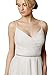 Mariell Crystal Bridal Sash, Rhinestone Wedding Belt for Gowns - Ivory Ribbon