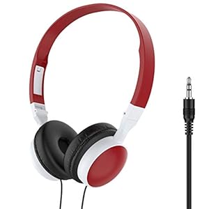 Saniswink1-Gaming-HeadphoneWired-Foldable-35mm-HiFi-Audio-Bass-Headset-Stereo-Surround-Noise-Cancelling-Over-Ear-for-PhoneTablet-Red-one-size Saniswink1 Gaming Headphone,Wired Foldable 3.5mm HiFi Audio Bass Headset Stereo Surround Noise Cancelling Over Ear for…