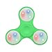 Fidget Spinner Toy Stress Reducer Light Up Switch Control - Green