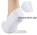Leotruny Women's Cushion Sweat-absorbent Breathable Soft Athletic No Show Socks (White, Women shoe size:7-11)